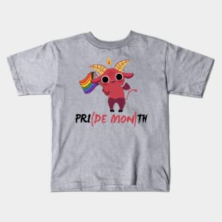 pride month ,pride demon Kids T-Shirt